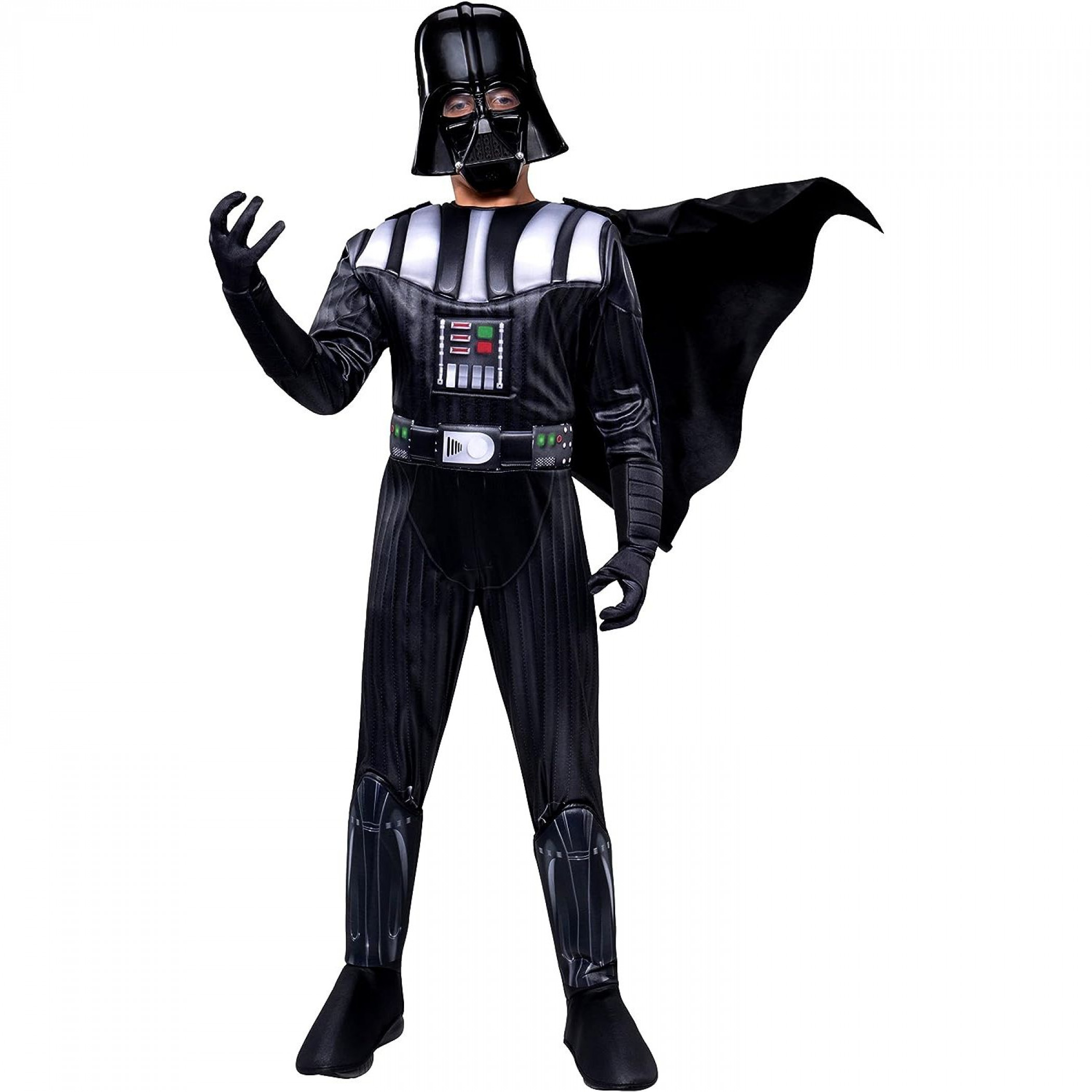 Star Wars Darth Vader Deluxe Muscle Jumpsuit Youth Costume with Cape